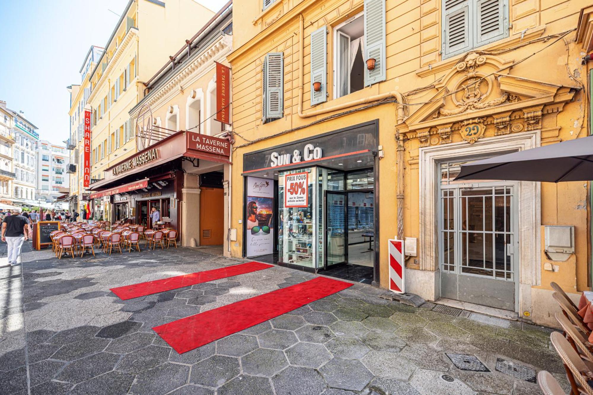 Apartamento Massena Street - 1 Bdr Duplex With Ac & Parking Niza Exterior foto